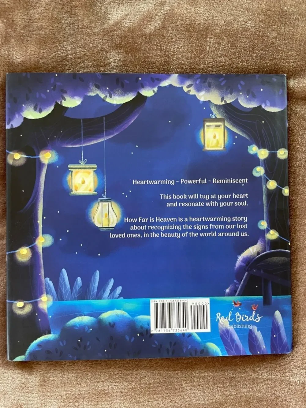 How Far Is Heaven? Tischmann/ Children's Grief Picture Book NWOT